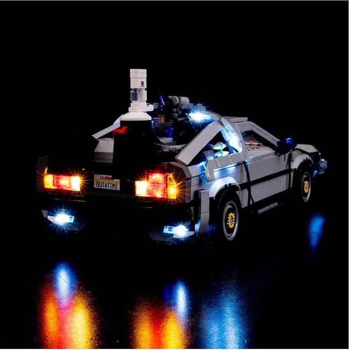 Produktbild Light my bricks LED Licht Set für LEGO Die Zeitmaschine aus Zurück in die Zukunft