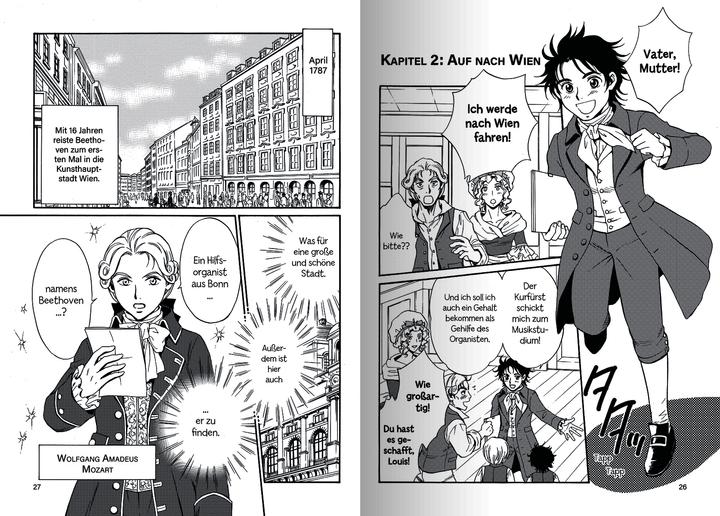 Actual product image MANGA-Biografien - Beethoven (German, Ullmann Media Publishing House, 2025)