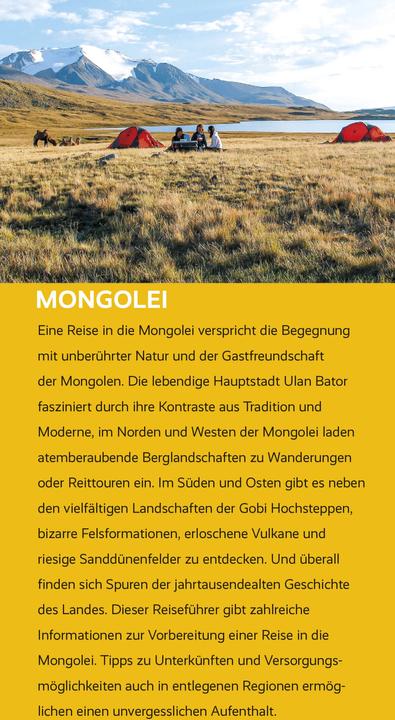 Immagine prodotto Reiseführer Mongolei (Tedesco, Marion Wisotzki, Ernst von Waldenfels, Erna Käppeli, 2023)