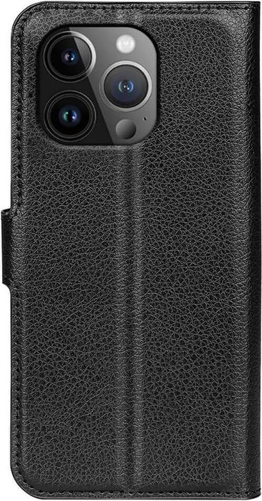 Image du produit Cover-Discount iPhone 15 Pro - Étui en cuir noir (Apple iPhone 15 Pro)