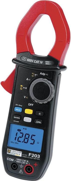 Image du produit Chauvin Arnoux Pince de courant, multimètre à main di (CAT IV 600V, CAT III 1000V)