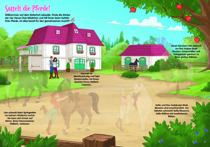Produktbild SCHLEICH® Horse Club - Stickerbuch für Pferdefreunde (Deutsch, Ameet Verlag, 2018)