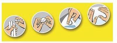 Actual product image UHU Adhesive pads patafix transparent