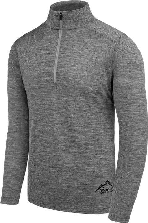 Immagine prodotto Normani Herren Merino Langarm mit 1/4 Zipper Canberra (XL)
