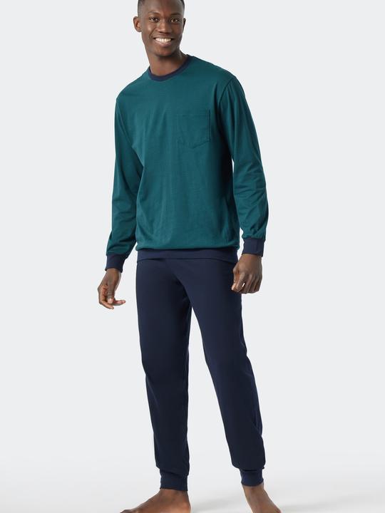Actual product image Schiesser Essentials Nightwear Pyjamas Long Sleeve (L)