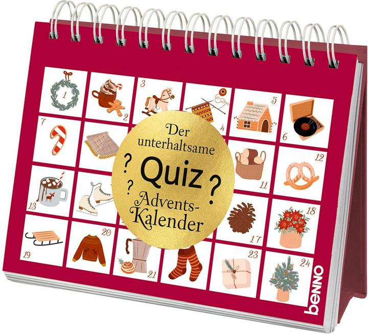 Immagine prodotto Il divertente calendario dell'avvento a quiz