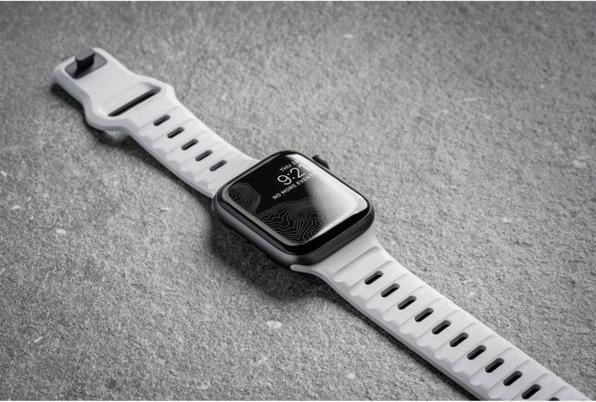 Actual product image Nomad Sport Strap V2 44mm/42mm Lunar Gray (44 mm, Plastic)