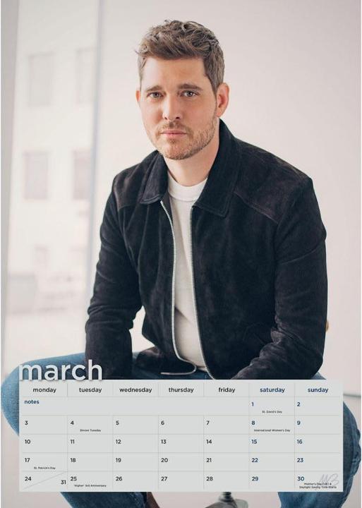 Immagine prodotto Michael Buble Calendario da Parete (Tedesco)