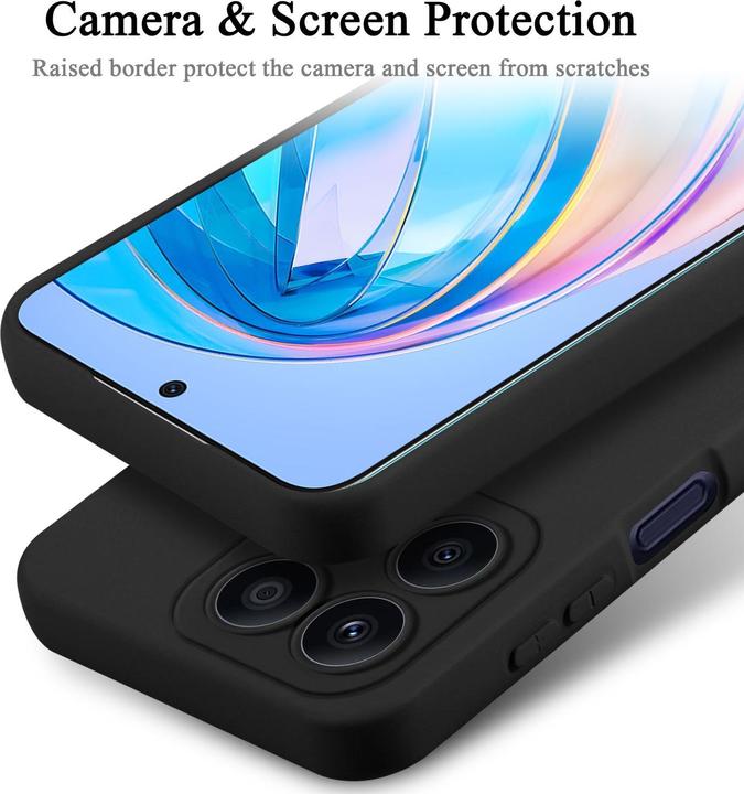 Actual product image Cadorabo Case for Honor x8a TPU in liquid protection silicone design (Honor X8a)