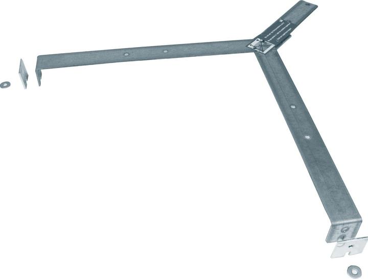 Kesseböhmer Top shelf bracket for fixed rear wall Revo 90 galvanised steel (1 pcs.)
