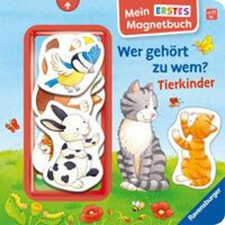 Immagine prodotto Ravensburger Il mio primo libro magnetico: Chi appartiene a chi? Bambini animali - Libro magnetico a partire da (Tedesco)