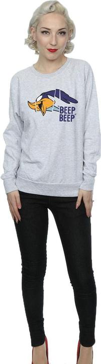 Actual product image Looney Tunes Womens/Ladies Beep Beep Road Runner Cotton Sweatshirt (XL)