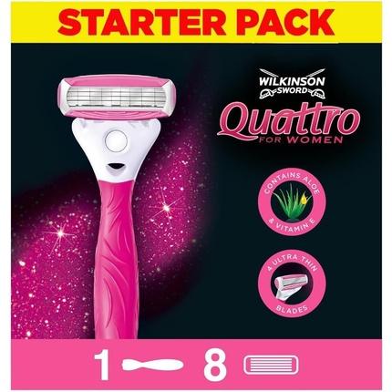 Produktbild Wilkinson WILKINSON Quatro for Woman maszynka do golenia + 7 wkładów