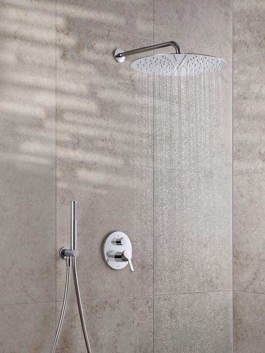 Produktbild Duravit Kopfbrause 1 jet, 300 chrom (1 Strahlarten, 25.50 l/min)