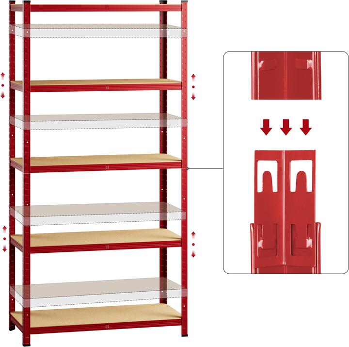 Actual product image Monzana 2x heavy duty shelf