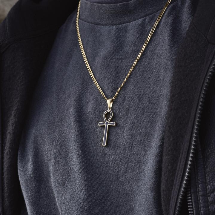 Actual product image Lucleon Ankh (Stainless steel, 70 cm)