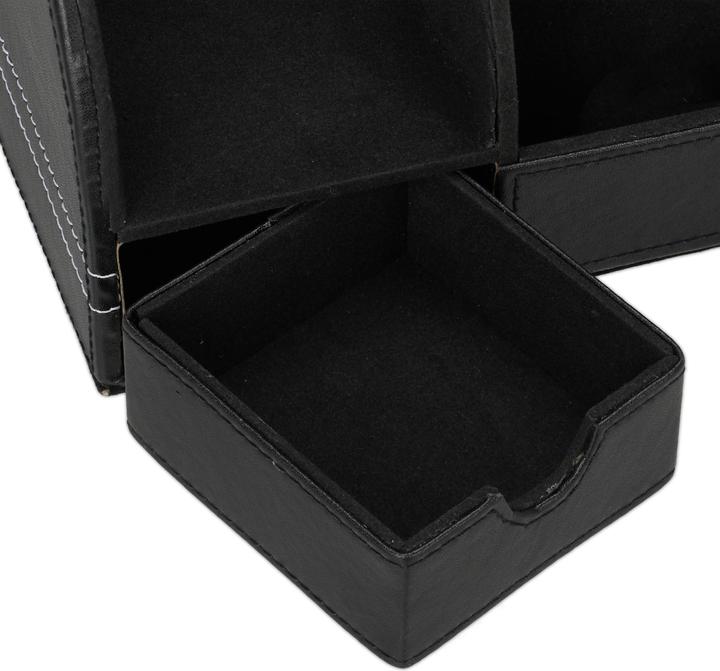 Actual product image Relaxdays Desk Organiser Faux Leather
