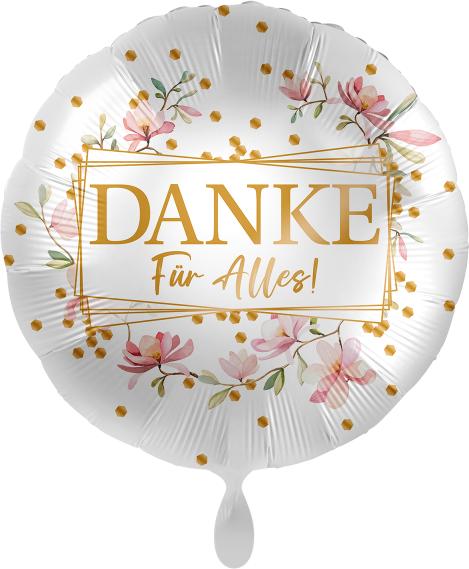 Produktbild Premioloon Danke für Alles Folienballon - 43cm leer