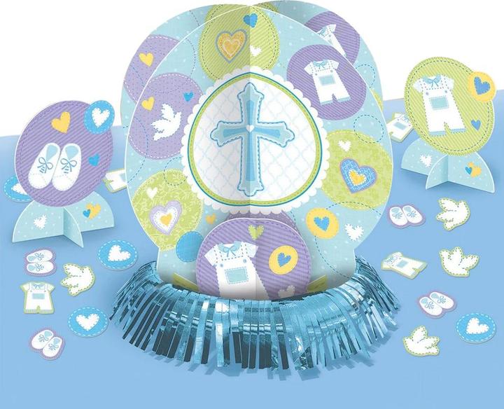 Immagine prodotto Amscan Battesimo Decorazione da Tavolo Set Misura Confezione 23