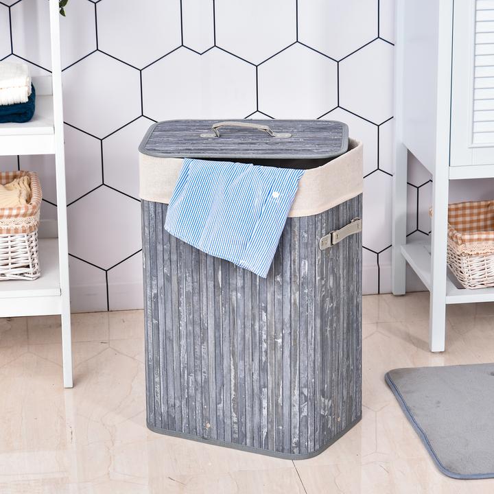 Actual product image Homcom Laundry basket with 2 handles (72 l)