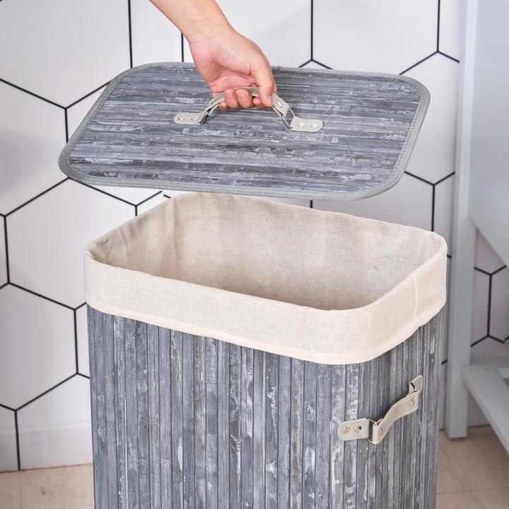 Actual product image Homcom Laundry basket with 2 handles (72 l)