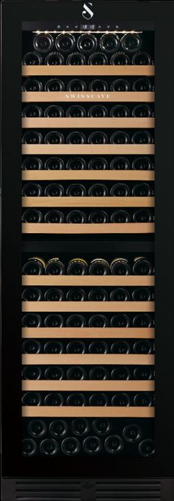 Image du produit Swisscave Premium cave à vin 2 zones WLB-460DF-MIX, 172cm, 152-164 bouteilles, bois de hêtre