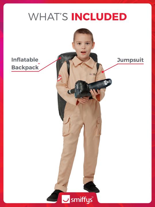Actual product image Smiffys Ghostbusters - Uniform (152, 158, 164)