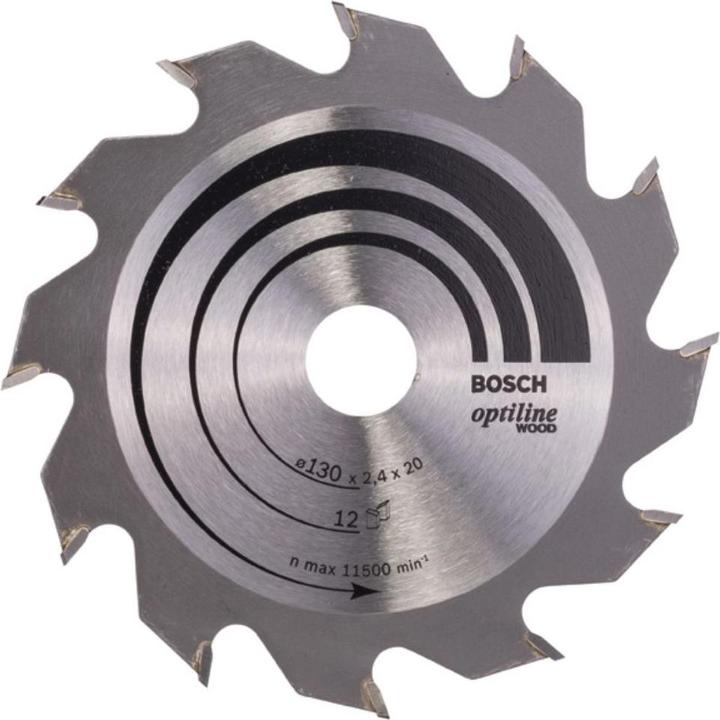 Bosch Professional Zubehör Lama circolare per legno PRO, 130 x 2,4 x 20 mm