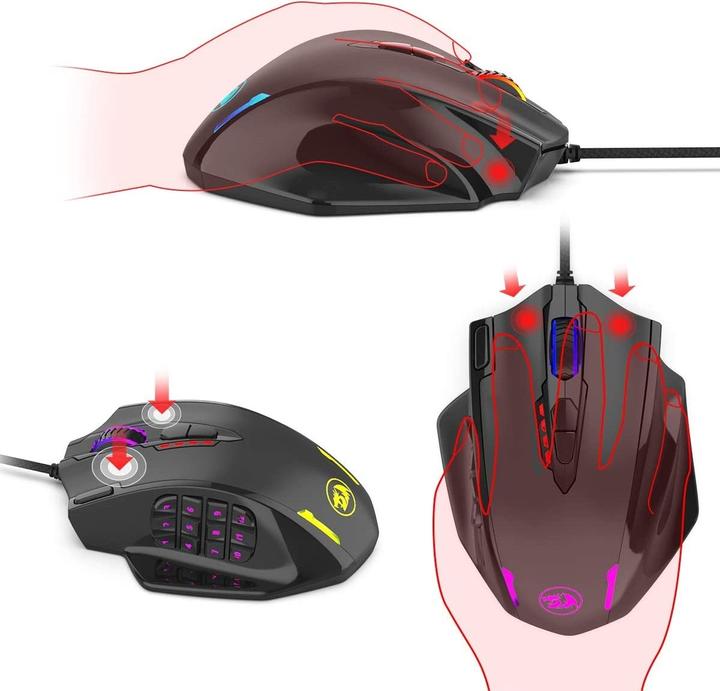 Actual product image Redragon M908 Impact (Cable)