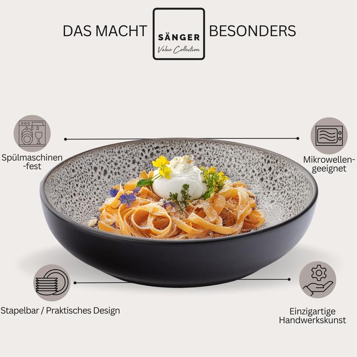 Actual product image Sänger Pastaschalen Set Luxor (6 x, 21.50 cm)