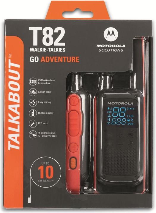 Actual product image Motorola PMR handheld radio TLKR T82 188 (10 km)