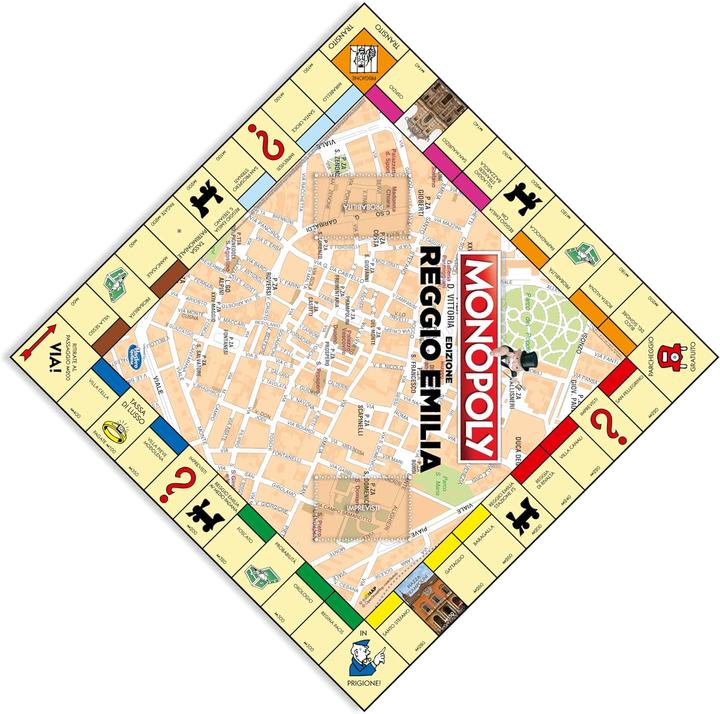 Actual product image Winning Moves Monopoly - Reggio Emilia Edition
