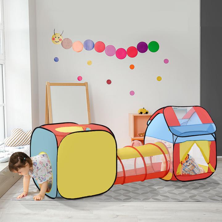 Actual product image Homcom Children's play tent with tunnel