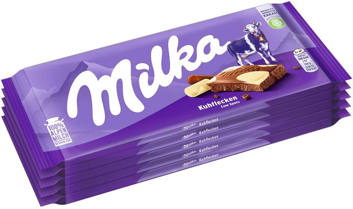 Milka 5x100g Compresse Macchie Di Mucca (510 g)