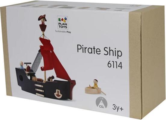 Actual product image Plantoys Pirate ship - play set