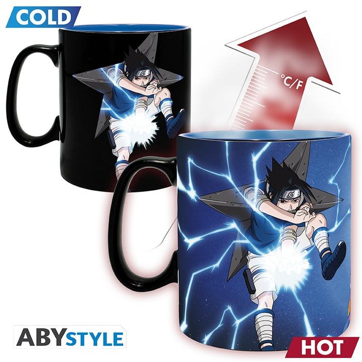 Produktbild ABYstyle Naruto Tazza 460ml Heat Change Naruto & Sasuke (2 x)