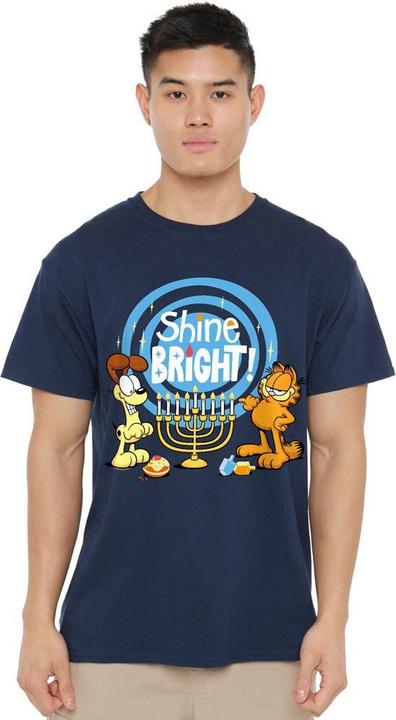 Produktbild Garfield Shine Bright For Hanukkah TShirt (XL)