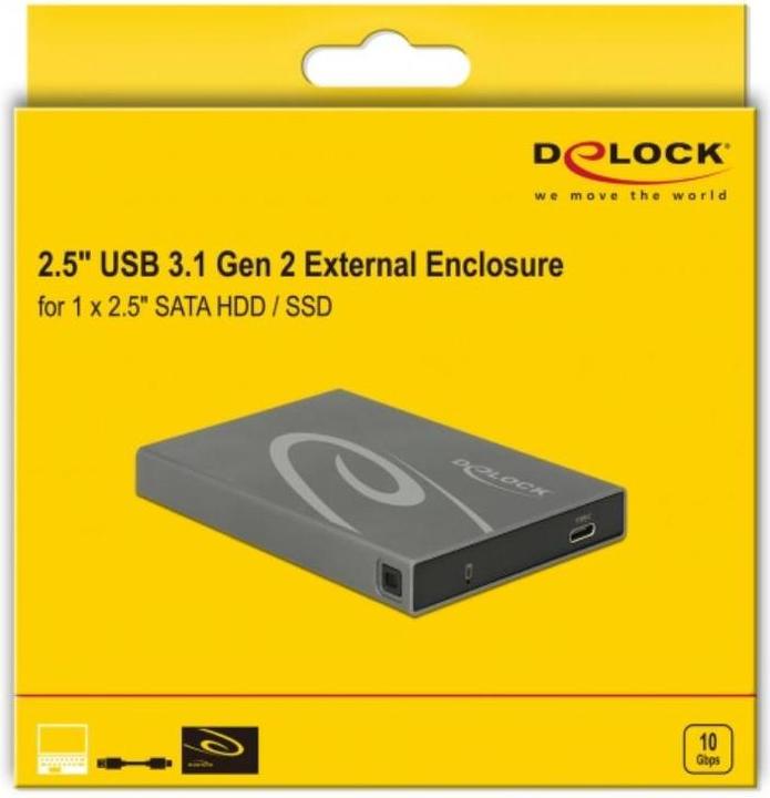 Produktbild Delock Gehäuse SATA HDD/SSD (2.5")
