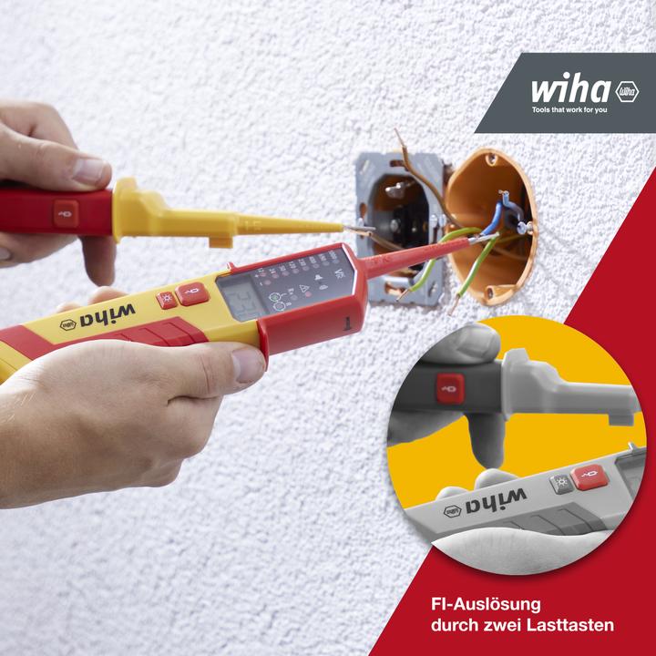 Actual product image Wiha Voltage and continuity tester (CAT IV 600V, CAT III)