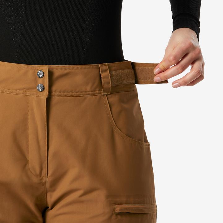 Image du produit Dreamscape Pantalon de snowboard Pantalon de ski femme - SNB 500 camel (42)