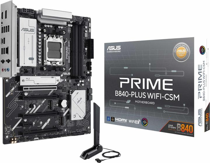 Produktbild ASUS PRIME B840-PLUS WIFI (AM5, AMD B840, ATX)