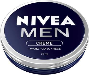 Image du produit NIVEA Crème Men krem do twarzy, ciała i rąk 75ml (75 ml, Crème 24h)