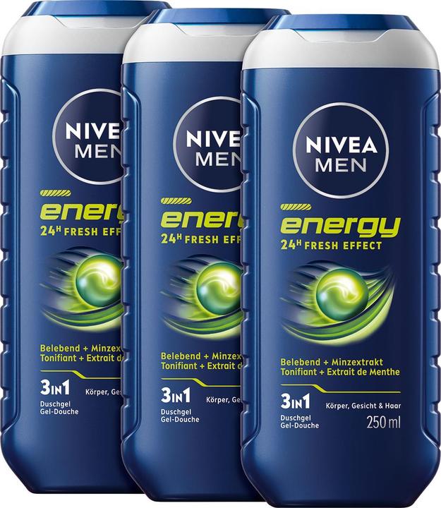 Produktbild NIVEA Energy Trio (750 ml)