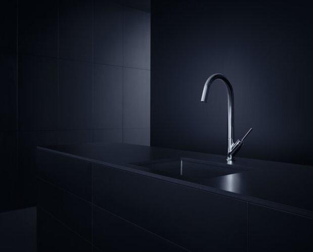 Produktbild hansgrohe Einhebel-Spültischmischer AXOR STARCK DN 15 chrom