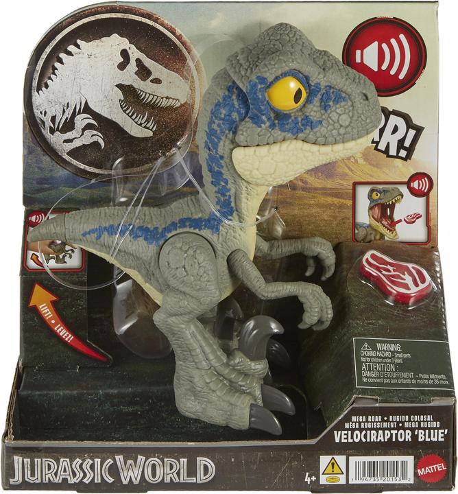 Immagine prodotto Jurassic World Mega Roar Velociraptor