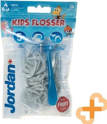 Actual product image Jordan Kids Flosser Dental floss for children 5+ 1pack-36pcs