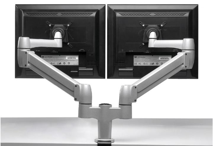 Produktbild Bakker Elkhuizen Space-arm, Dual Grommet VESA 75/100 (Tisch, 19")