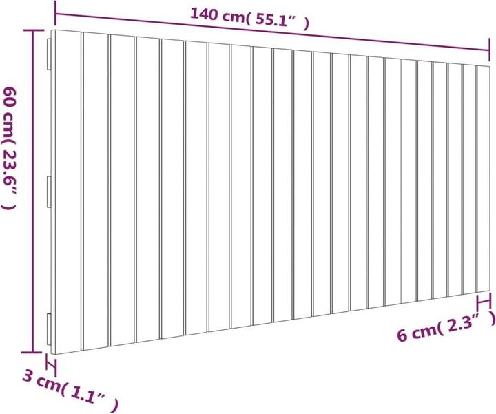 Produktbild VidaXL Chloé (166 x 3 x 110 cm)