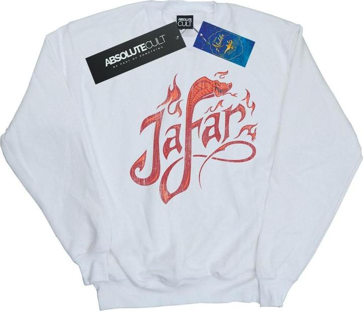 Disney Aladdin Movie Jafar Flames Logo Sweatshirt