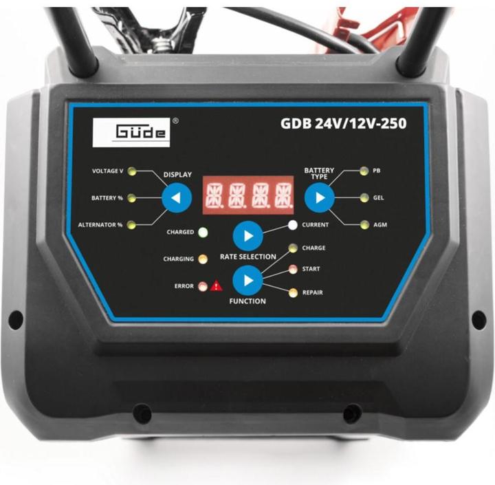 Produktbild Güde Batterielader Digital GDB 24V/12V-250 (24V, 16 A)